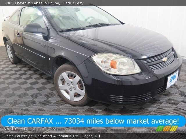 2008 Chevrolet Cobalt LS Coupe in Black