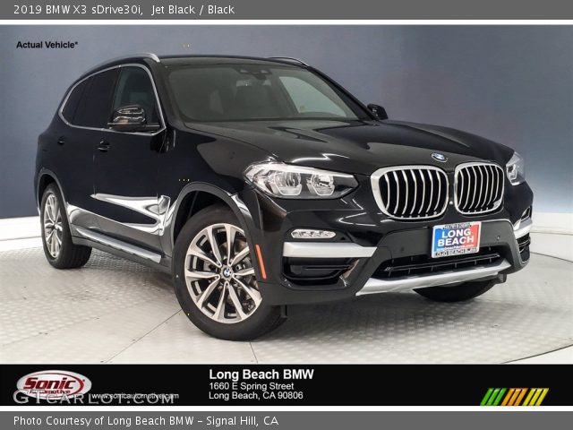 2019 BMW X3 sDrive30i in Jet Black