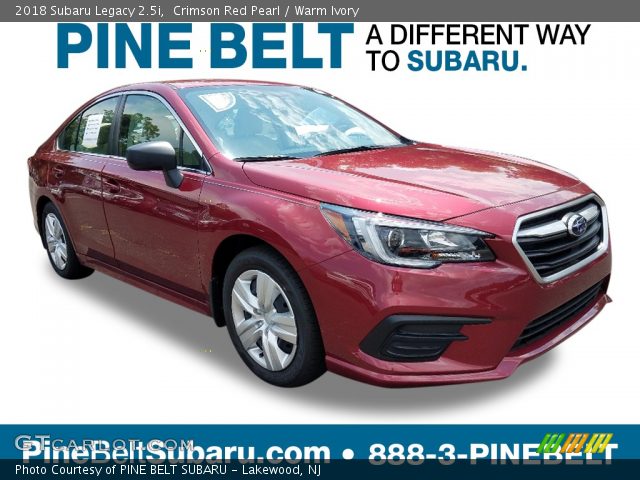 2018 Subaru Legacy 2.5i in Crimson Red Pearl