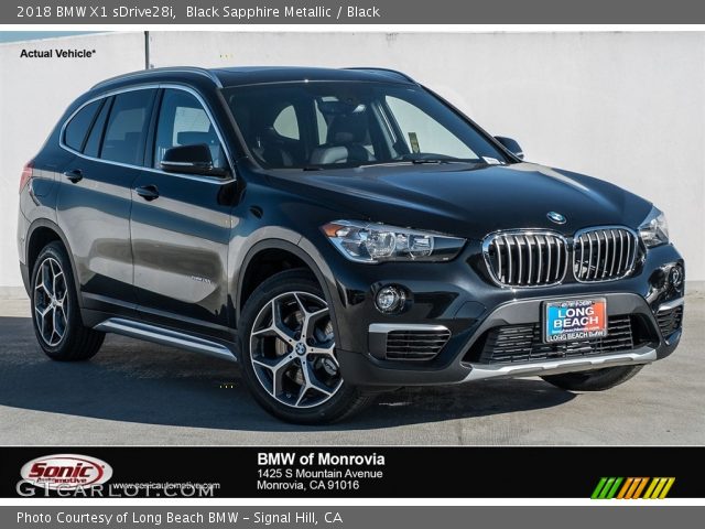 2018 BMW X1 sDrive28i in Black Sapphire Metallic