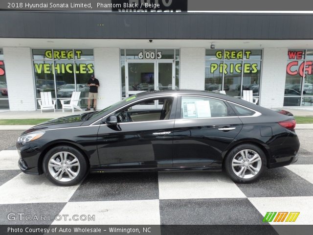 2018 Hyundai Sonata Limited in Phantom Black