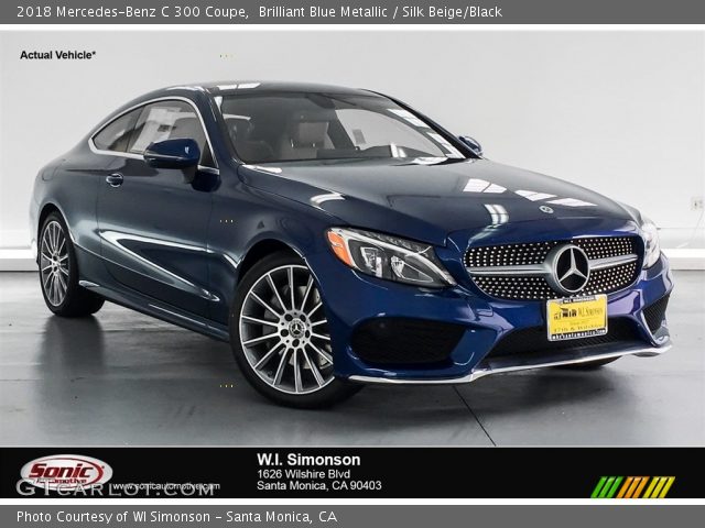 2018 Mercedes-Benz C 300 Coupe in Brilliant Blue Metallic