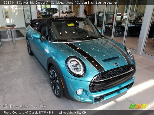 2019 Mini Convertible Cooper S in Caribbean Aqua