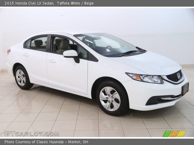 2015 Honda Civic LX Sedan in Taffeta White