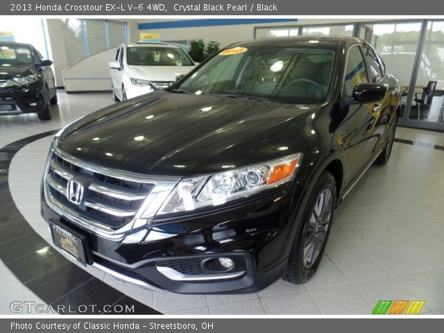 2013 Honda Crosstour EX-L V-6 4WD in Crystal Black Pearl