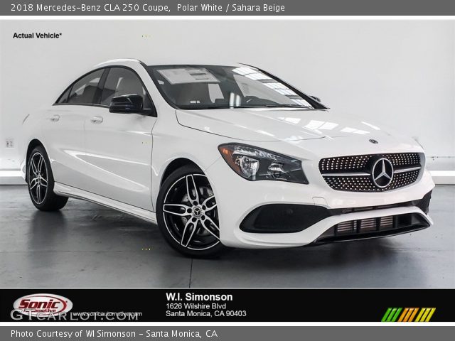 2018 Mercedes-Benz CLA 250 Coupe in Polar White
