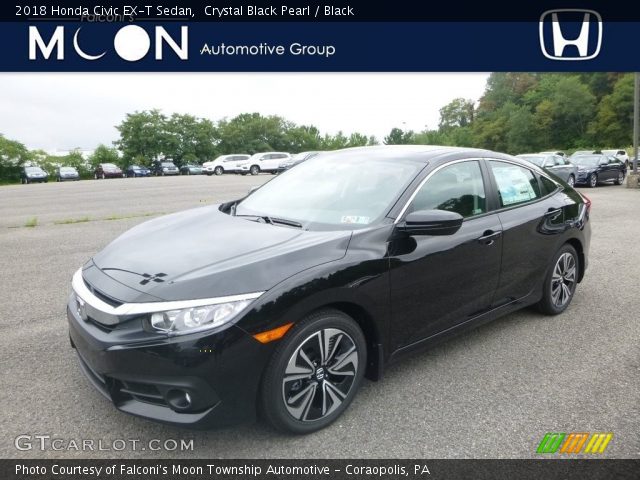 2018 Honda Civic EX-T Sedan in Crystal Black Pearl