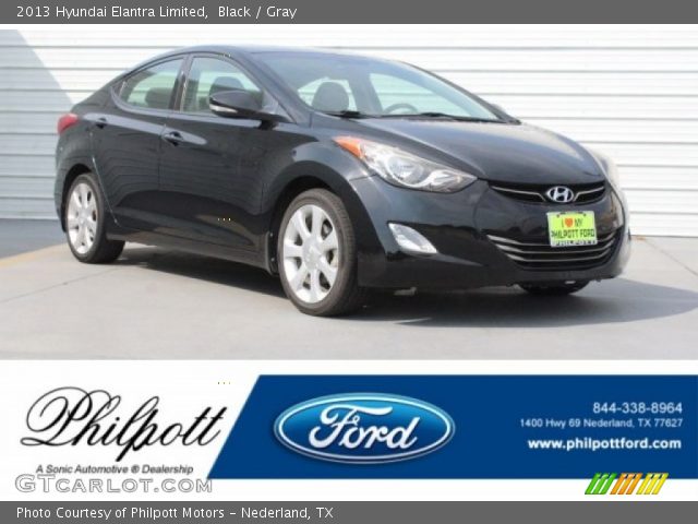 2013 Hyundai Elantra Limited in Black