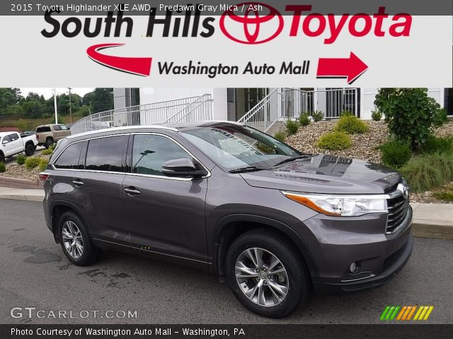 2015 Toyota Highlander XLE AWD in Predawn Gray Mica