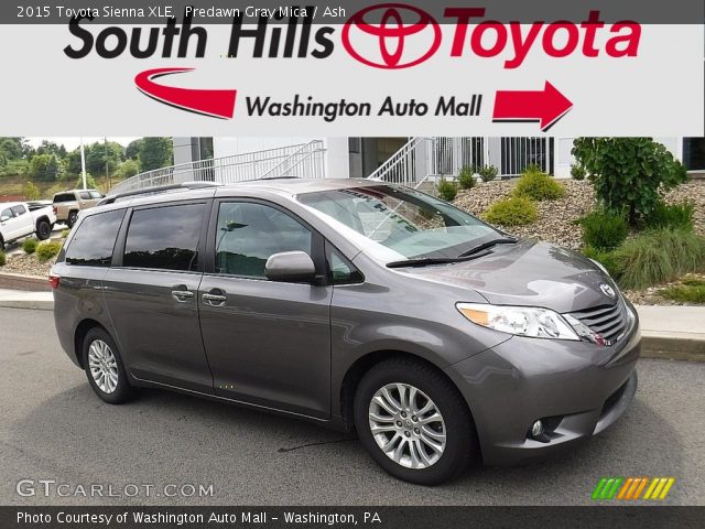 2015 Toyota Sienna XLE in Predawn Gray Mica