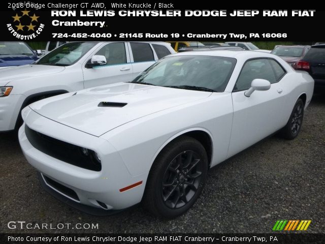 2018 Dodge Challenger GT AWD in White Knuckle