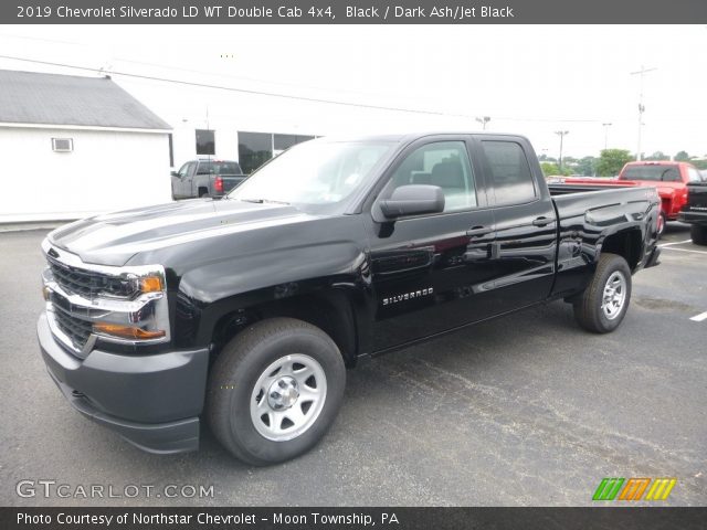 2019 Chevrolet Silverado LD WT Double Cab 4x4 in Black