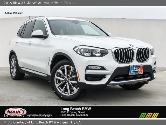 2019 BMW X3 sDrive30i in Alpine White