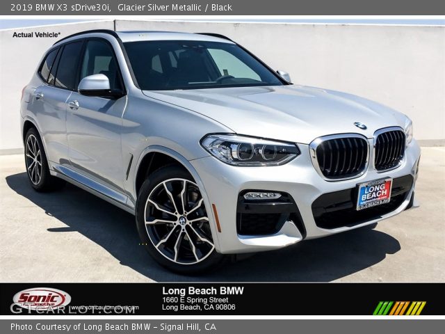 2019 BMW X3 sDrive30i in Glacier Silver Metallic