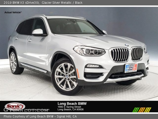 2019 BMW X3 sDrive30i in Glacier Silver Metallic