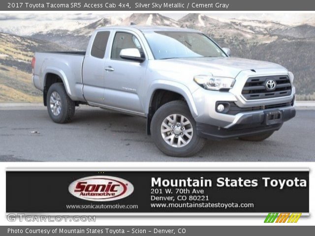 2017 Toyota Tacoma SR5 Access Cab 4x4 in Silver Sky Metallic