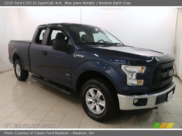 2015 Ford F150 XL SuperCab 4x4 in Blue Jeans Metallic