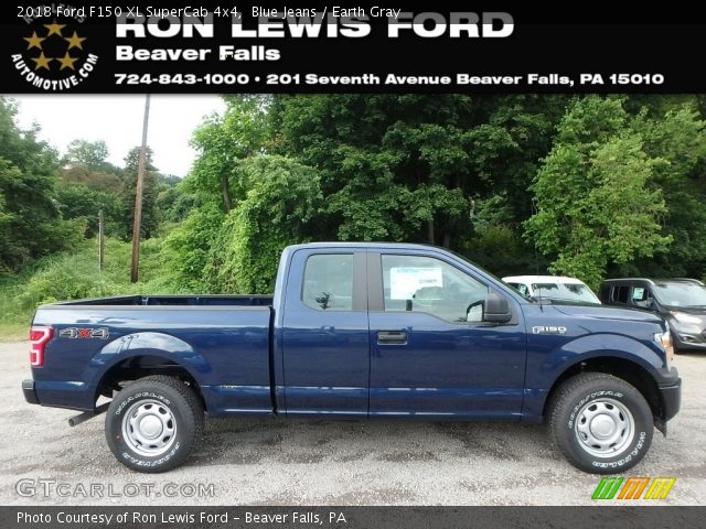 2018 Ford F150 XL SuperCab 4x4 in Blue Jeans