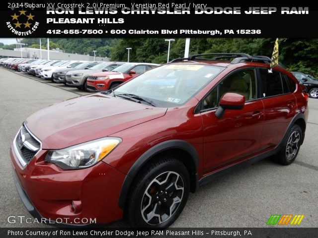 2014 Subaru XV Crosstrek 2.0i Premium in Venetian Red Pearl