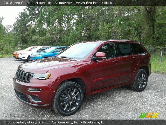 2018 Jeep Grand Cherokee High Altitude 4x4 in Velvet Red Pearl