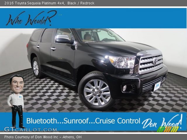 2016 Toyota Sequoia Platinum 4x4 in Black