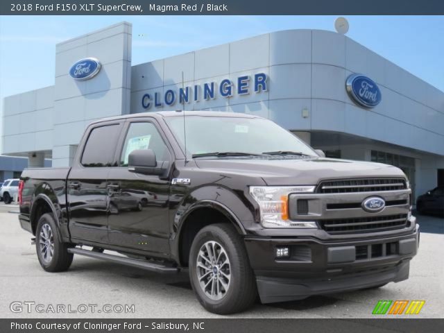 2018 Ford F150 XLT SuperCrew in Magma Red