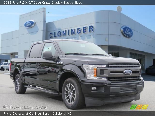 2018 Ford F150 XLT SuperCrew in Shadow Black