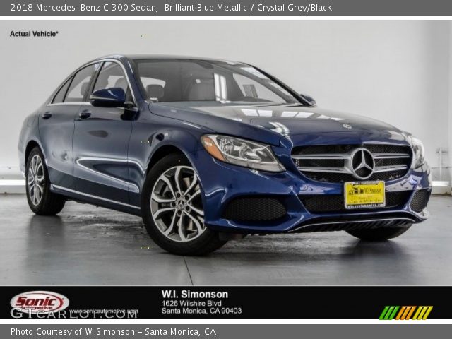 2018 Mercedes-Benz C 300 Sedan in Brilliant Blue Metallic