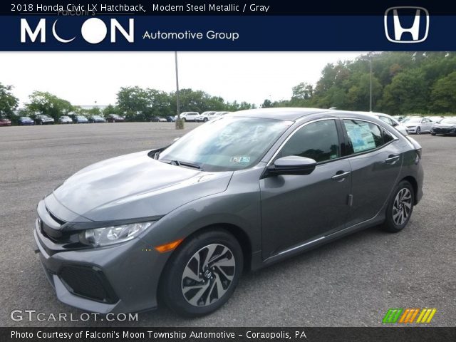 2018 Honda Civic LX Hatchback in Modern Steel Metallic