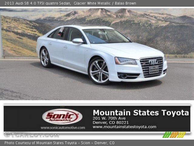 2013 Audi S8 4.0 TFSI quattro Sedan in Glacier White Metallic