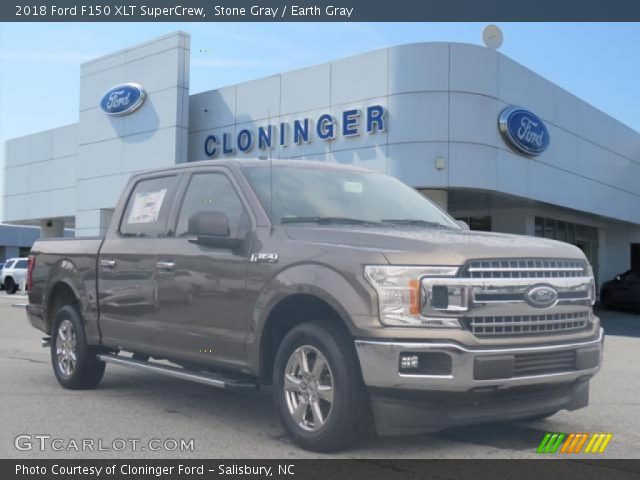 2018 Ford F150 XLT SuperCrew in Stone Gray