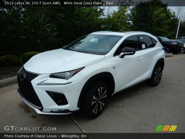 White Nova Glass Flake 2019 Lexus Nx 300 F Sport Awd Red