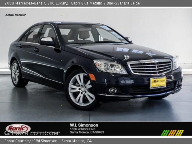 2008 Mercedes-Benz C 300 Luxury in Capri Blue Metallic