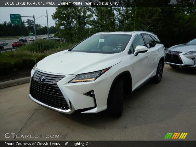2018 Lexus RX 450hL AWD in Eminent White Pearl