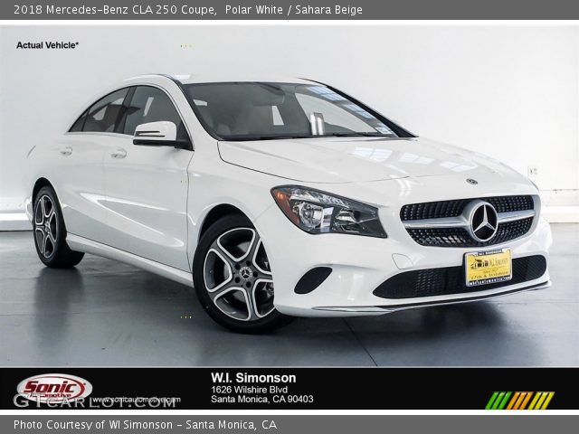 2018 Mercedes-Benz CLA 250 Coupe in Polar White