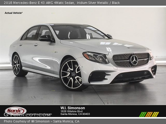 2018 Mercedes-Benz E 43 AMG 4Matic Sedan in Iridium Silver Metallic