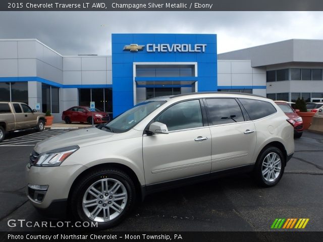 2015 Chevrolet Traverse LT AWD in Champagne Silver Metallic