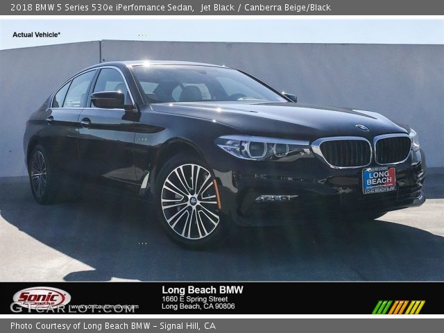 2018 BMW 5 Series 530e iPerfomance Sedan in Jet Black