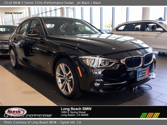 2018 BMW 3 Series 330e iPerformance Sedan in Jet Black