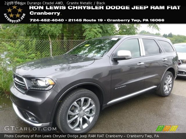 2018 Dodge Durango Citadel AWD in Granite Metallic