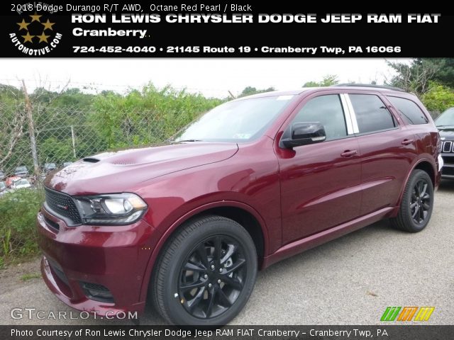 2018 Dodge Durango R/T AWD in Octane Red Pearl