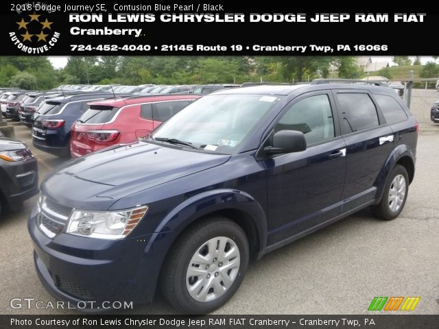 2018 Dodge Journey SE in Contusion Blue Pearl