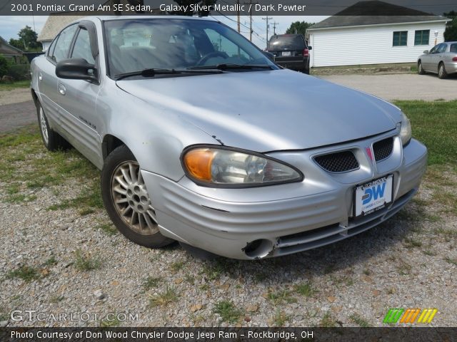 2001 Pontiac Grand Am SE Sedan in Galaxy Silver Metallic