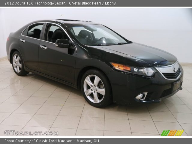 2012 Acura TSX Technology Sedan in Crystal Black Pearl