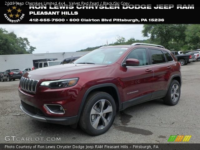 2019 Jeep Cherokee Limited 4x4 in Velvet Red Pearl