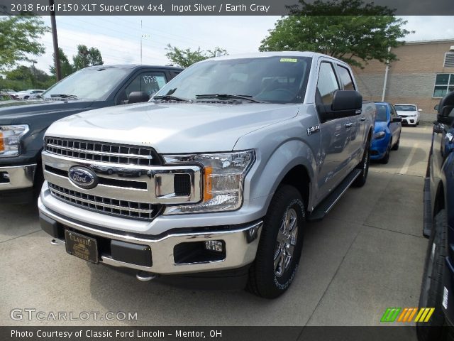 2018 Ford F150 XLT SuperCrew 4x4 in Ingot Silver