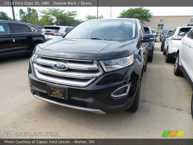 2018 Ford Edge SEL AWD in Shadow Black
