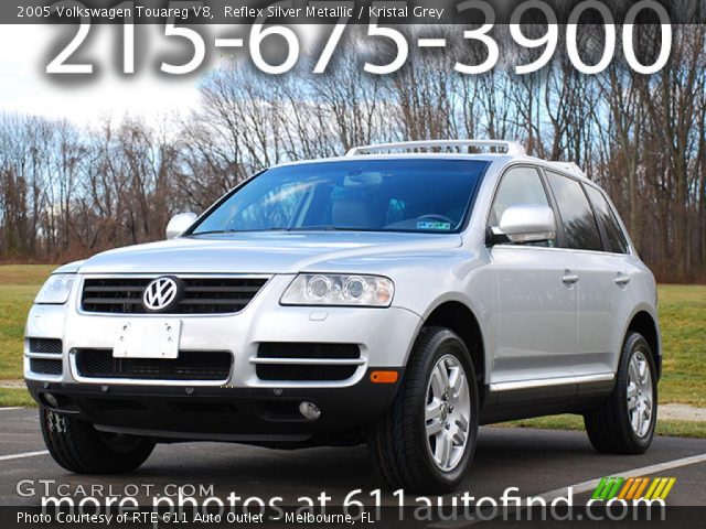 2005 Volkswagen Touareg V8 in Reflex Silver Metallic
