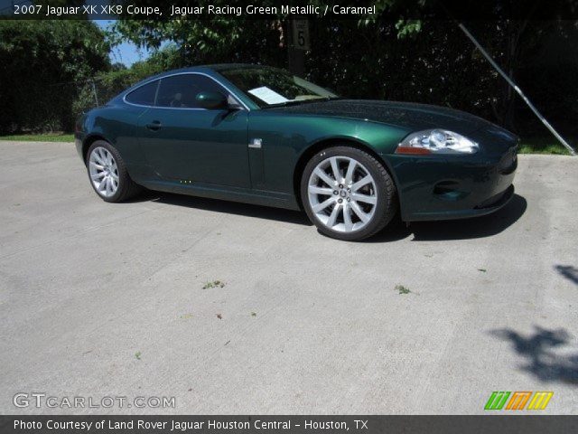 2007 Jaguar XK XK8 Coupe in Jaguar Racing Green Metallic