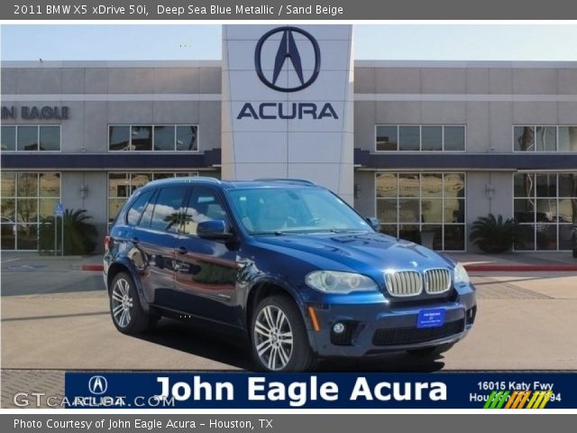 2011 BMW X5 xDrive 50i in Deep Sea Blue Metallic
